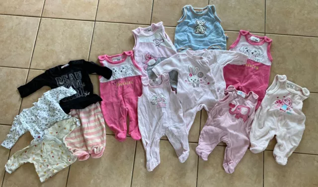 45 Teile Kleidung Baby Neugeborene Mädchen Gr. 50/56 H&M KANZ CARTERS C&A ERGEE