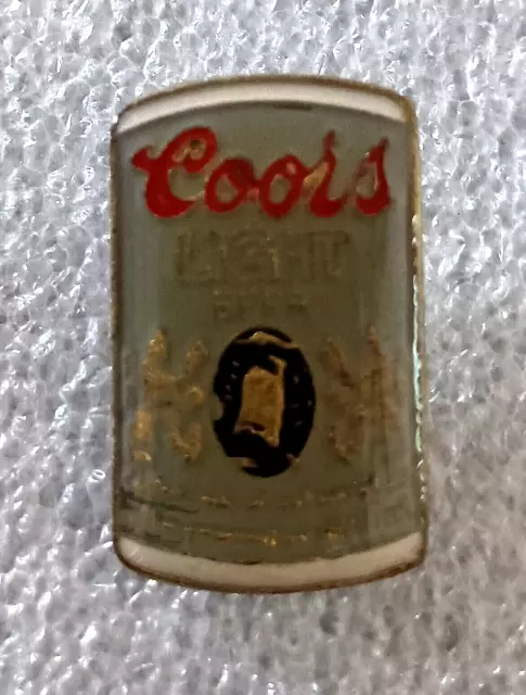 Vintage 1980s Coors Beer Can Advertising Lapel / Hat Pin New NOS