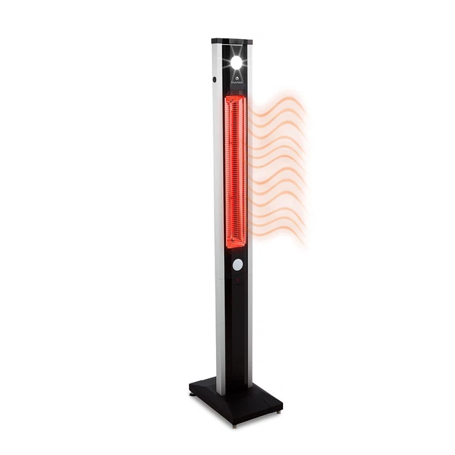 Terrassenheizstrahler Heizgerät Wärmestrahler Standheizung Garten 1800W LED