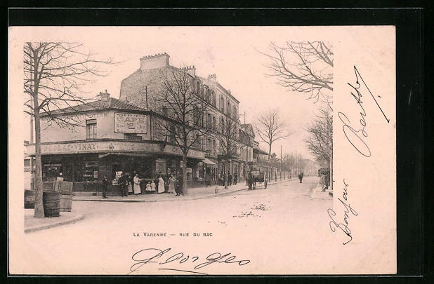 CPA La Varenne, Rue du Bac 1904