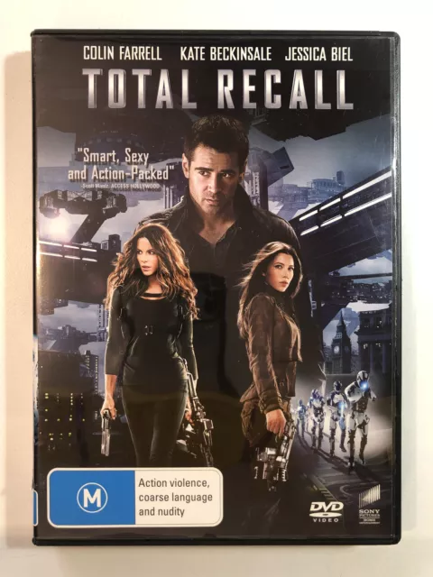 Total Recall (DVD 2012) Region 4 Action,Adventure,Sci-Fi, Colin Farrell, Bokeem