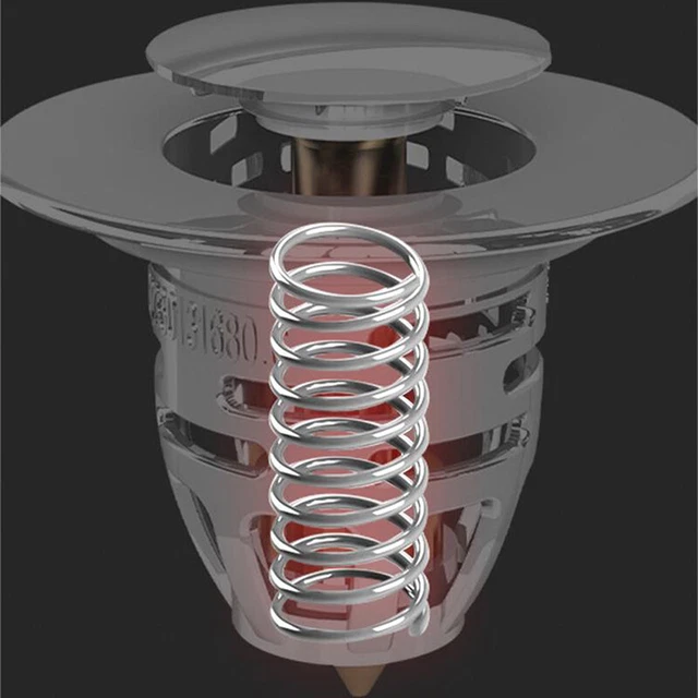Filtro di scarico bacino in acciaio inox universale per capelli