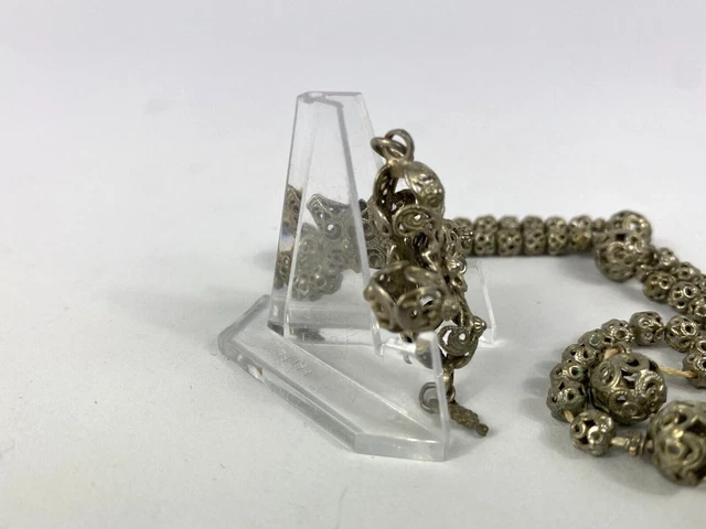 10K Gelb Weiß Zweifarbiges Gold Filigree Kruzifix Kreuz