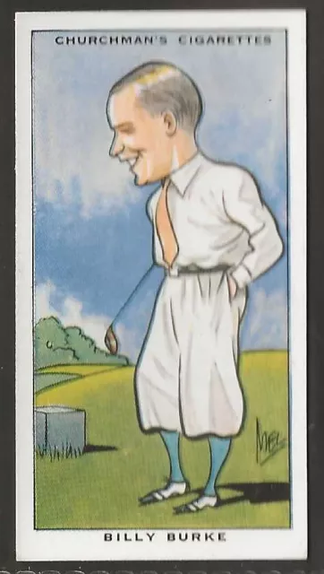 Churchman-Sporting Prominente 1931-#31- Golf - Billy Burke
