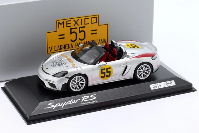 Miniature Spark Porsche 550 N°55 (Carrera Panamericana 1954) - 1/43 MAP02005923