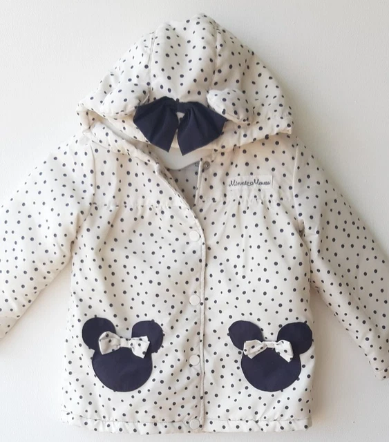 Baby Girls Cute Disney Minnie Mouse Jacket - Size 18-24 Months