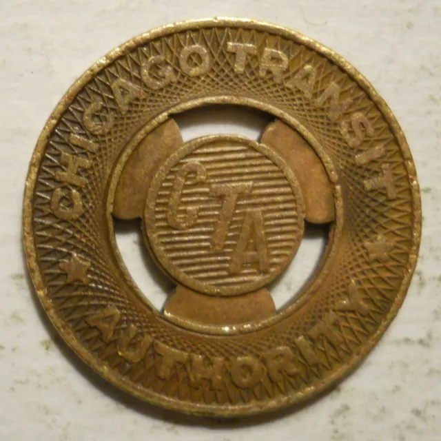 Chicago Transit Authority (Illinois) transit token - IL150AC