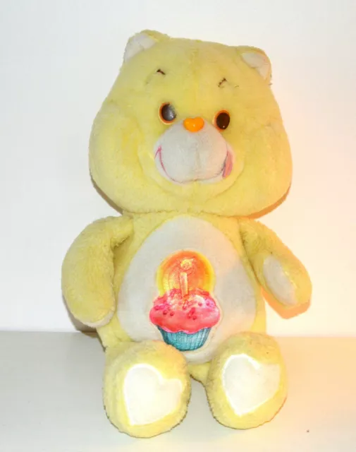 Peluche BISOUNOURS care Bears GROSGATEAU Birthday bear Vintage 45 cm années 80' 2