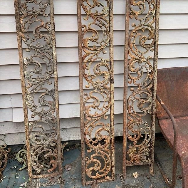 Architectural Salvage Cast Iron Antique Supports