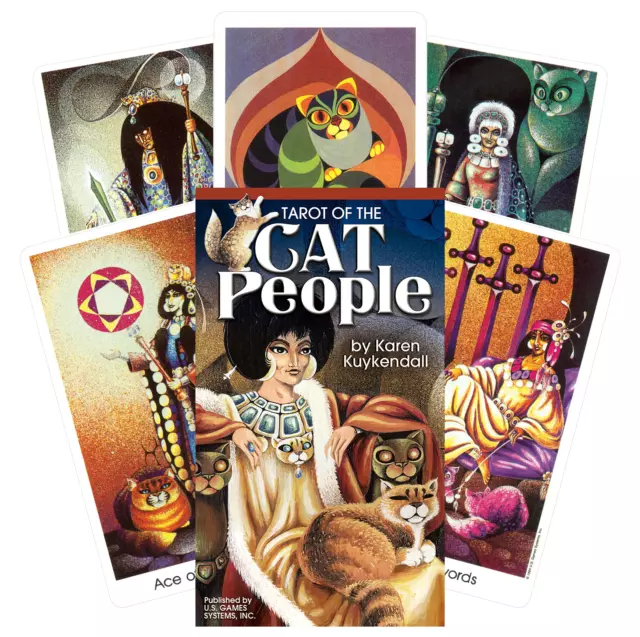 Tarot Of Die Cat People Karten Deck Karen Kuykendall US Spiele Systems CP78