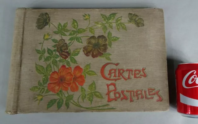 album vide pour cartes postales cpa anciennes 1900 art nouveau n3