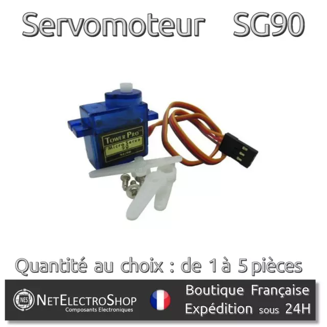 Servomoteur SG90 9g - Arduino, Raspberry Pi, DIY