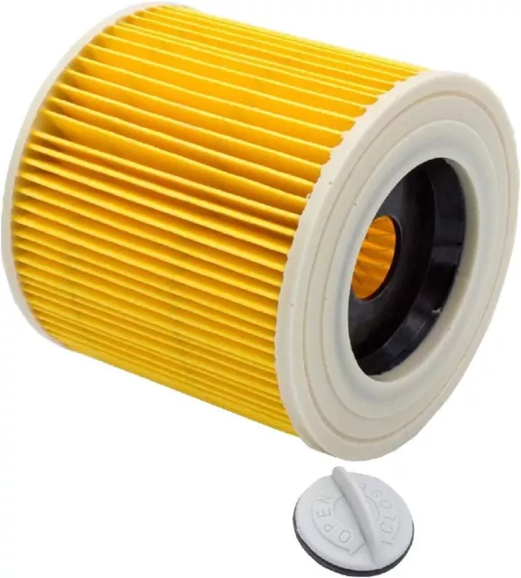 Cartridge Filter for Karcher WD1 Battery, WD2 Wet and Dry Hoover Vacuum Cleaner