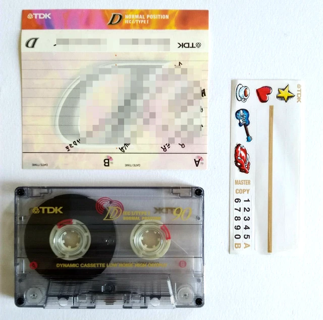 MC MUSICASSETTA TDK D90 d 90 vintage compact cassette tape Usata B EUR ...