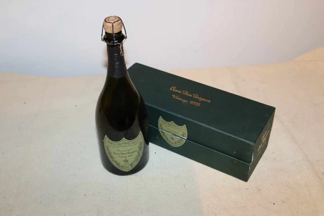 Bouteille Dom Pérignon Illuminée Vert Vintage - 150 Cl - Vide - Veilleuse Déco