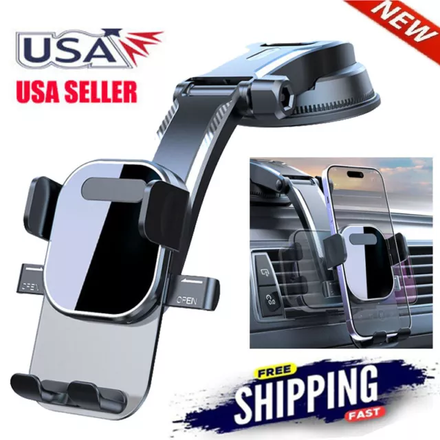 Universal Car Truck Mount Phone Holder Stand Dashboard/Windshield For Cell Phone