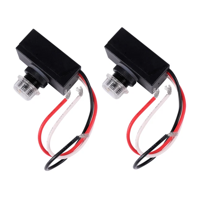 2 PCS LIGHT Sensor Photocell Button Switch Post Dusk Dawn £13.68