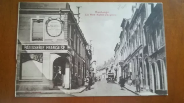 CPA 59 - MAUBEUGE - La Rue Saint-Jacques, animée vue sur la patisserie française
