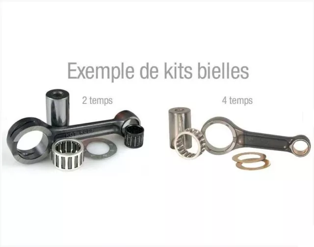 Kit Bielle Adaptable pour  KTM GS MX 125 GS125 MX125 1984 1985 1986 2 TEMPS