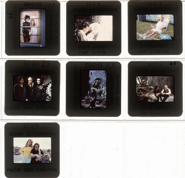 Lot 27 ektas slides originals Edward Scissorhands Johnny Depp Winona Ryder 3