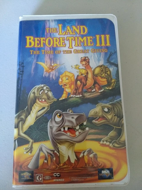 THE LAND BEFORE Time III: The Time of Great Giving (VHS, 1995 ...
