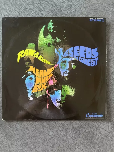 The Seeds: Raw and alive-Merlin's Music Box LP Hit-ton Germany Original Press!