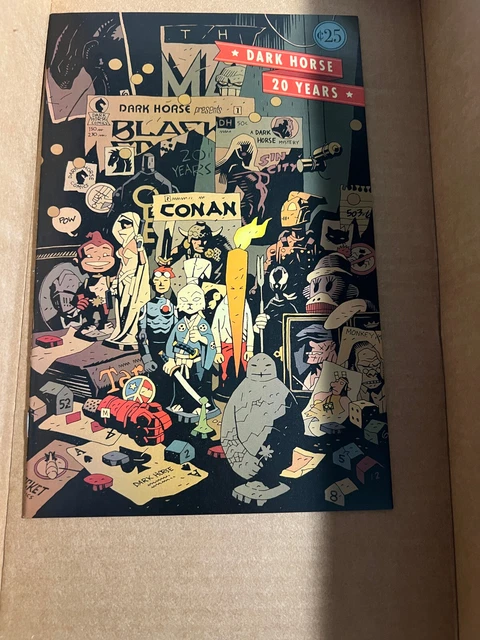 Dark Horse Comics DARK HORSE 20 YEARS Mike Mignola Cover NM 9.4 Or Better.