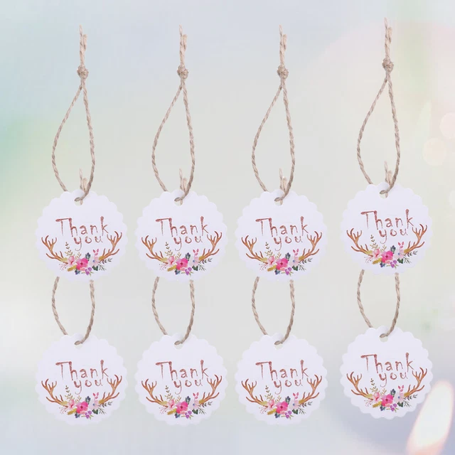 100 piezas regalo de boda colgante colgante decoración floral bastante