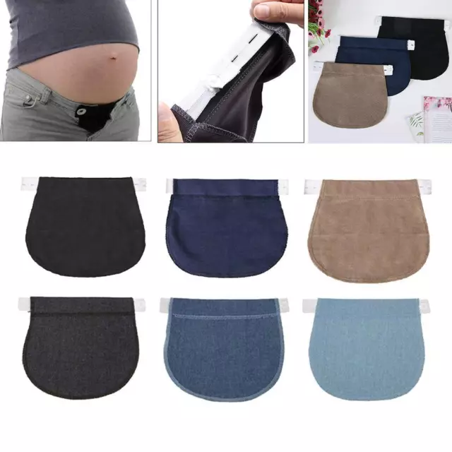 Pantaloni di maternità Extender, 3 Packs Gravidanza Regolabile Cintura Extender