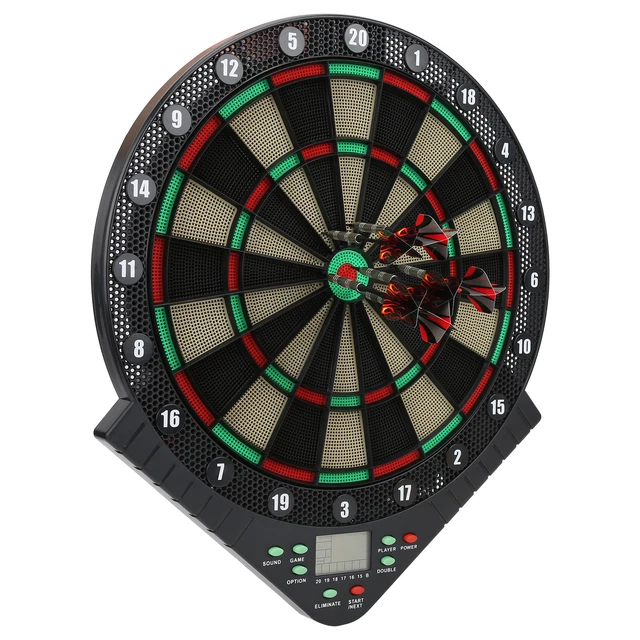 Electronic Dart Board Score Dart Plate Durable Plastic Dart Target Set Game Acce