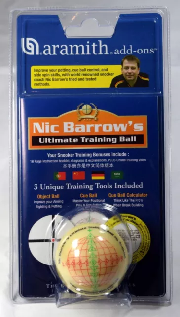 Aramith Nic Barrow's Ultimate Snooker Training Ball