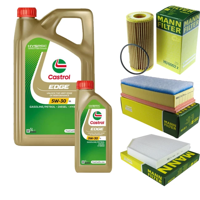 Manutenzione Peugeot Citroën Kit Tagliando Completo Per Peugeot 208, 2008, C3 II - 4 Filtri Olio Motore 5W30 5L Kit Filtri Tagliando Auto - Foto 2