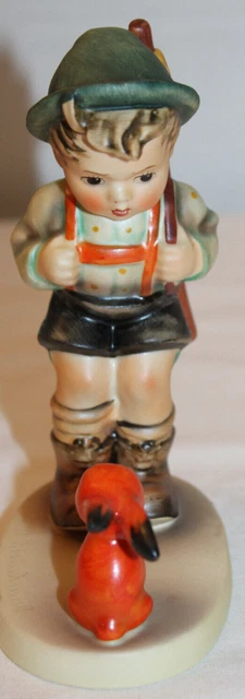 Goebel Hummel Figurine,  Sensitive Hunter, Tmk 5, 6/1, Six Inch