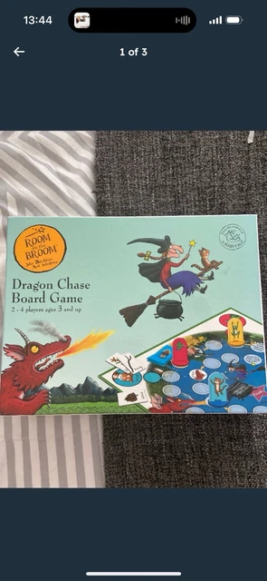 ROOM ON THE Broom Dragon Chase Board Game Paul Lamond Juilia Donaldson Gruffalo £8.00 - PicClick UK