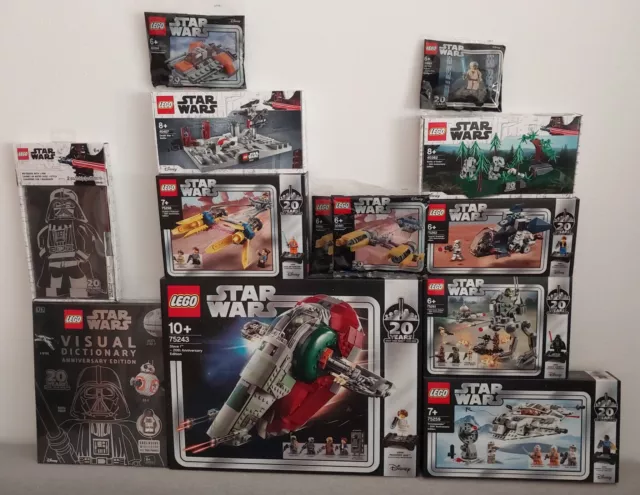 20 Jahre Lego Star Wars Neu - 20 Years Lego Star Wars New (OVP) - 13 Articles