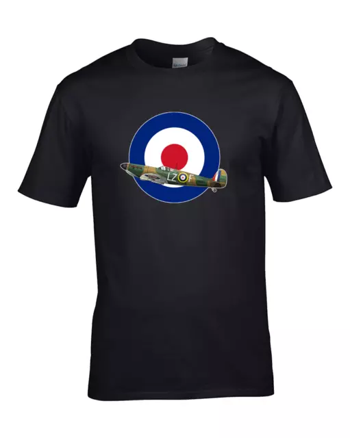 RAF SPITFIRE- BATTLE OF BRITAIN WW2 AIRCRAFT PLANE Men's T-Shirt from FatCuckoo