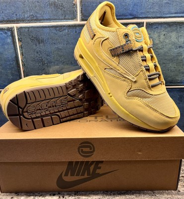 NIKE AIR MAX 1 Travis Scott Cactus Jack Saturn Gold - UK8.5 / US9.5 Â£229.95 - PicClick UK