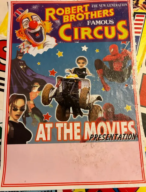 A3 small Robert Brother's Famous Circus poster 2003