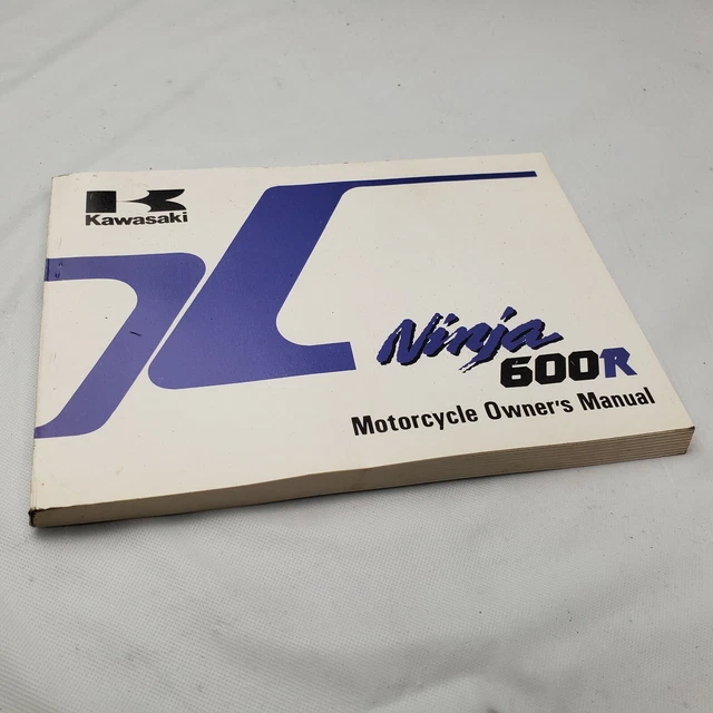 1989 Kawasaki Ninja 600 ZX600 Owner's Manual Book OEM ORIGINAL 99920-1450-01