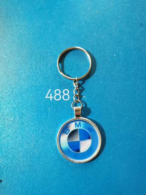 Portachiave BMW, portachiavi BMW 3D celeste  M4, M3 2023, retro in acciaio 731