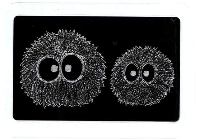 Soot Sprites - Totoro / Bookmark ~ Engraved & Laminated