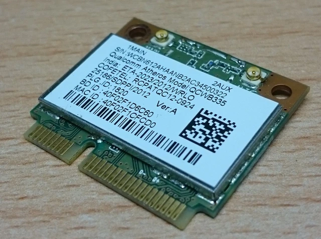 Carte WiFi QCNFA435 Pour Acer Aspire E5-573 - Carte WLAN Occasion En état De Marche