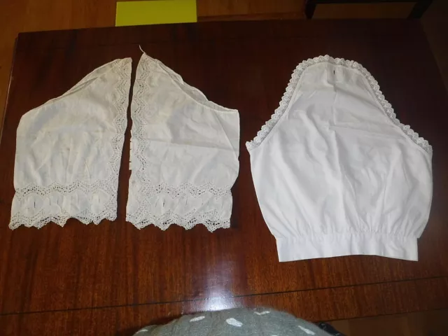 Articoli In Cotone Tardo 19C O Primi 20C 1 È Maniche Rimovibili 1 È Grembiule Metà