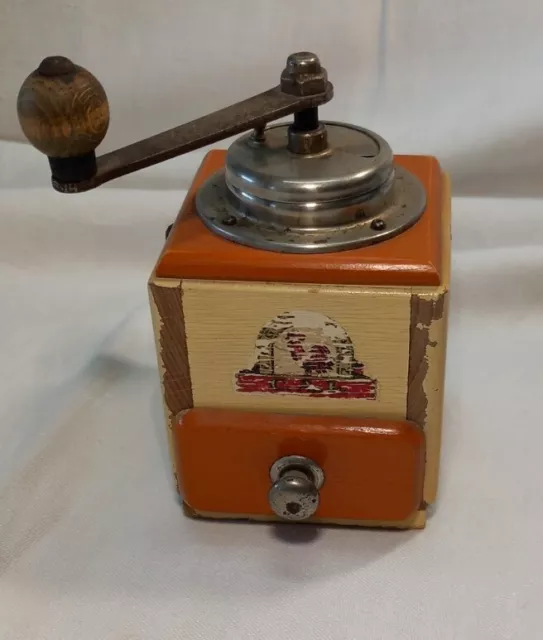 Kleine alte Kaffeemühle Handmühle, Vintage