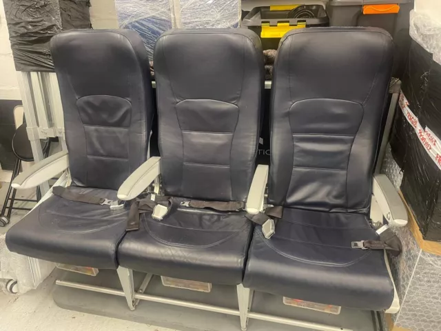 BRITISH AIRWAYS AIRBUS A320 Aircraft Seats Home Cinema Man Cave BRITISH AIRWAYS AIRBUS A320 Aircraft Seats Home Cinema Man Cave