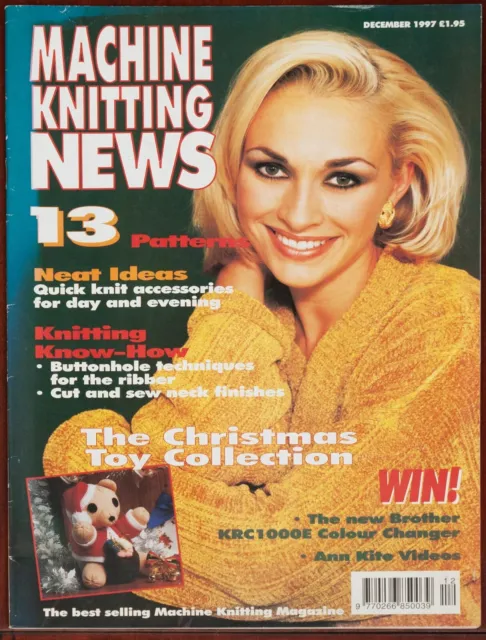 Maschinenstrick Nachrichten Muster Magazin Dezember 1997 + Weihnachtsspielzeug Sammlung