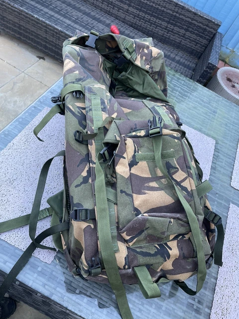 BRITISH ARMY DPM IRR Infantry long Bergen Rucksack Backpack With Side ...