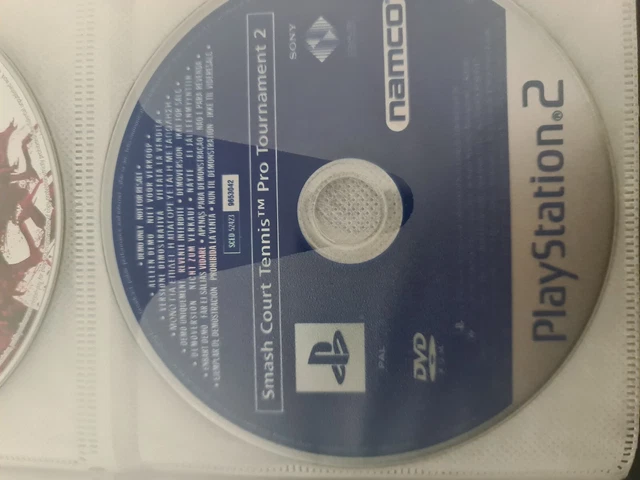 playstation 2 ps2 LLL video game smash court tennis pro tournament 2