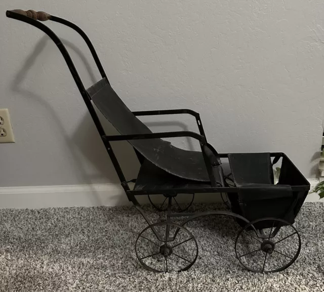 Vintage Victorian Like Doll Carriage Pram