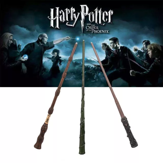 Harry Potter LED Licht Zauberstab Hermine Dumbledore Cosplay mit Geschenk Box DE 2